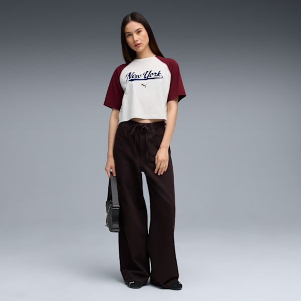 WARDROBE ESS NYC Tee Women, Alpine Snow-Melange, extralarge