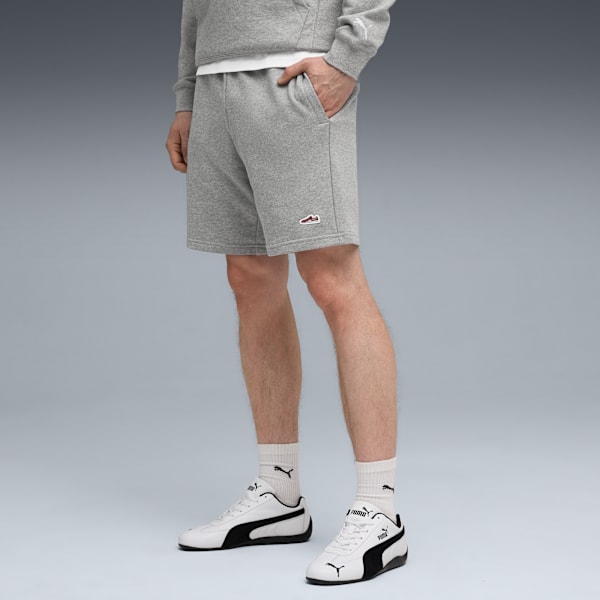 WARDROBE ESS SUEDE Short TR Men, Medium Gray Heather, extralarge