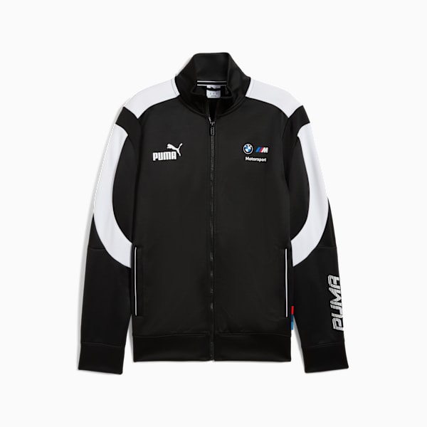 BMW MMS MT7+ Men's Colorblock Spacer Jacket, PUMA Black, extralarge-IND