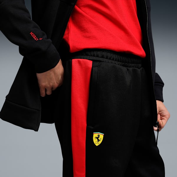 Ferrari MT7 Men's Open Hem Track Pants, PUMA Black, extralarge-IND