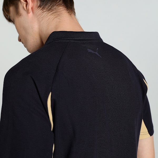 Wardrobe Essentials Men's Colorblock Polo, New Navy, extralarge-IND