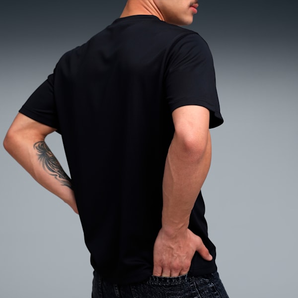 Elevated Essentials Men’s Crew Neck Tee, PUMA Black, extralarge-IND