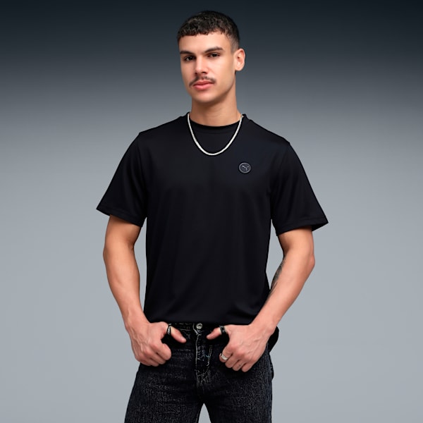 Elevated Essentials Men's Moisture-Wicking Training Tee, PUMA Black, extralarge-IND