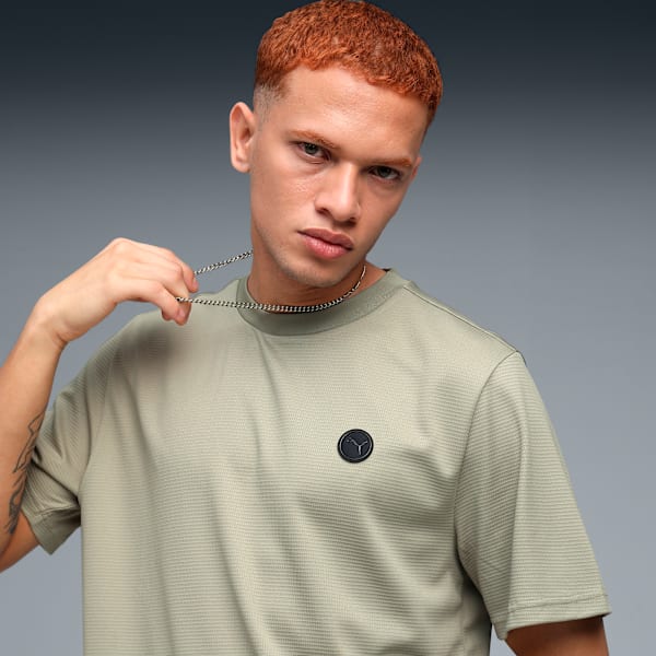 Elevated Essentials Men’s Crew Neck Tee, Ice Coffee, extralarge-IND