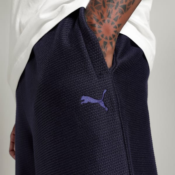 PREMIUM Relaxed Fit Jacquard Shorts, New Navy, extralarge-IND