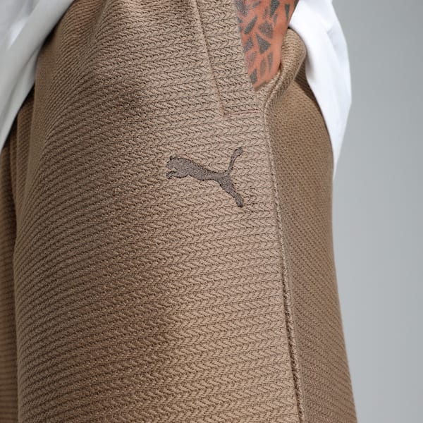 PREMIUM Relaxed Fit Jacquard Shorts, Totally Taupe, extralarge-IND