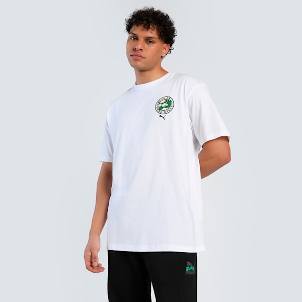 Super Graphics Men's Relaxed Fit Tee, PUMA White, extralarge-IND