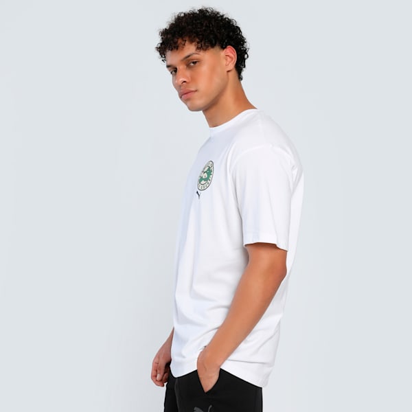 Super Graphics Men's Relaxed Fit Tee, PUMA White, extralarge-IND