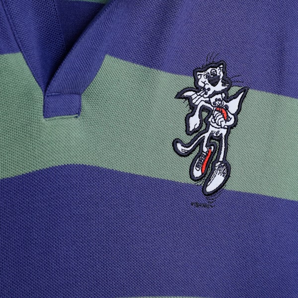 SUPER Youth Relaxed Fit Polo, Green Moon, extralarge-IND