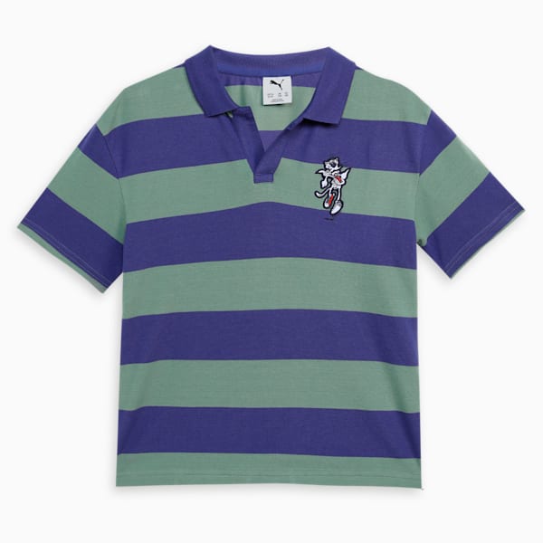 SUPER Youth Relaxed Fit Polo, Green Moon, extralarge-IND