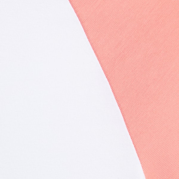 BUTTERFLY VIBE Youth Slim Fit Crop Tee, PUMA White-Pink Fruit, extralarge-IND