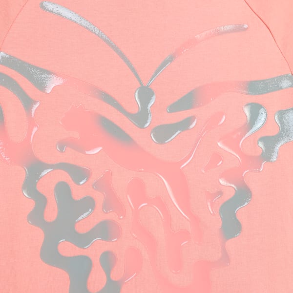 BUTTERFLY VIBE Logo Youth Tee, Pink Fruit, extralarge-IND