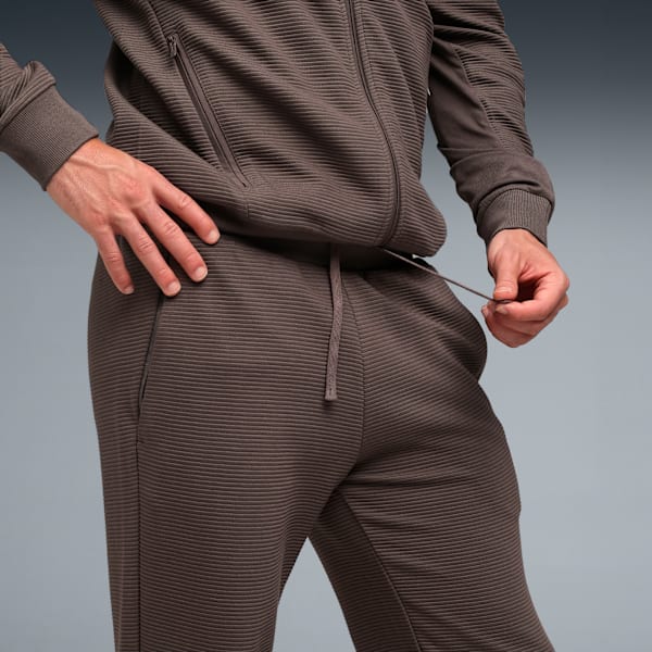 Wardrobe Essentials Men's Ottoman Knitted Pants, Flat Bronze, extralarge-IND