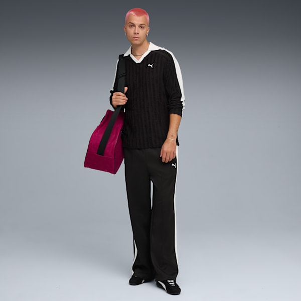 T7 Relaxed Long Sleeve Polo Men, PUMA Black, extralarge-GBR
