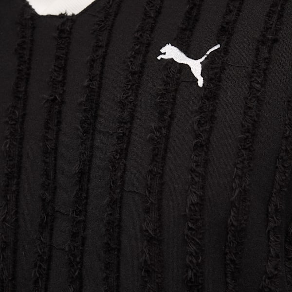 T7 Relaxed Long Sleeve Polo Men, PUMA Black, extralarge-GBR