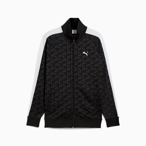 T7 All-Over Print Track Jacket Men, PUMA Black, extralarge