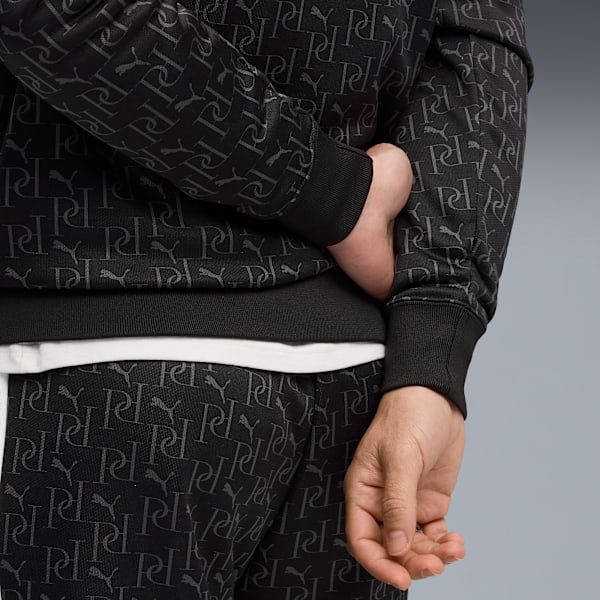 T7 All-Over Print Track Jacket Men, PUMA Black, extralarge