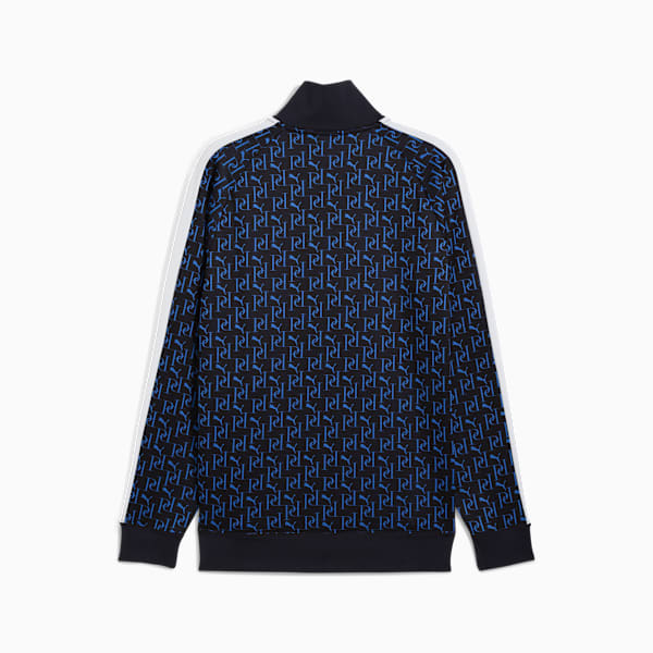 T7 All-Over Print Track Jacket Men, New Navy, extralarge