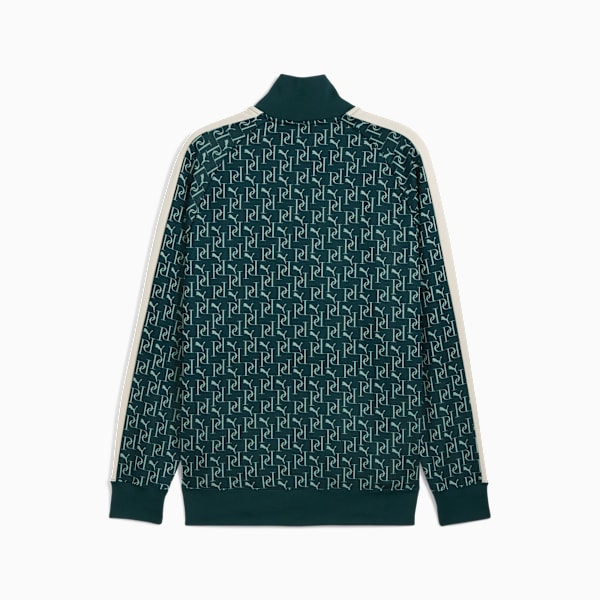 T7 All-Over Print Track Jacket Men, Green Terrain, extralarge