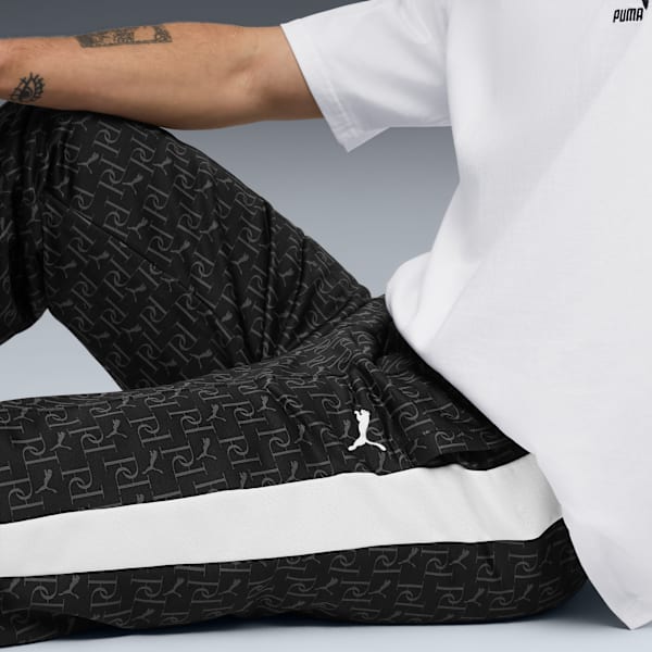 T7 AOP Relaxed Track Pants Men, PUMA Black, extralarge