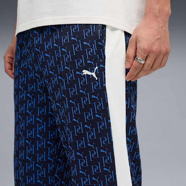 T7 AOP Relaxed Track Pants Men, New Navy, extralarge