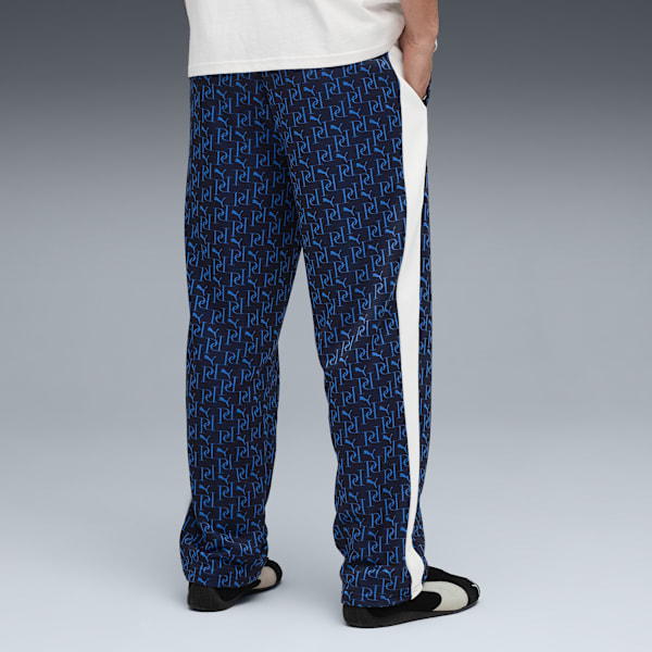 T7 AOP Relaxed Track Pants Men, New Navy, extralarge