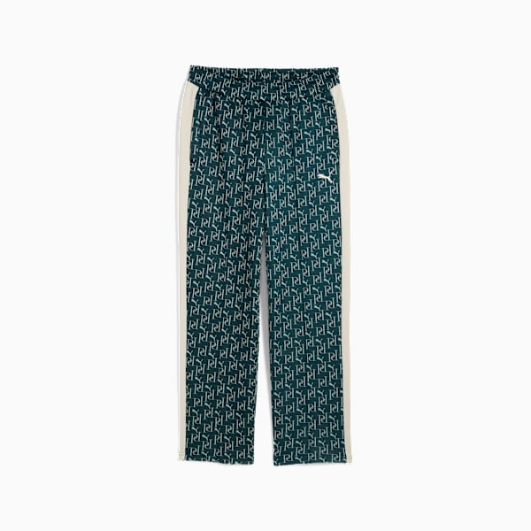 T7 AOP Relaxed Track Pants Men, Green Terrain, extralarge