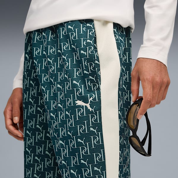 T7 AOP Relaxed Track Pants Men, Green Terrain, extralarge