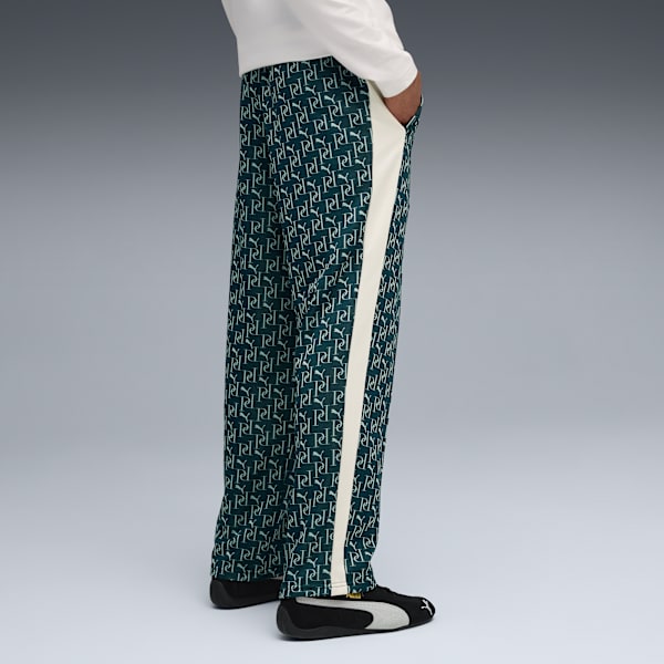 T7 AOP Relaxed Track Pants Men, Green Terrain, extralarge