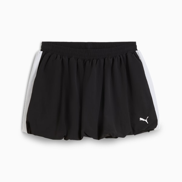 T7 Family Women's Medium-Rise Balloon Skirt, PUMA Black, extralarge-IND