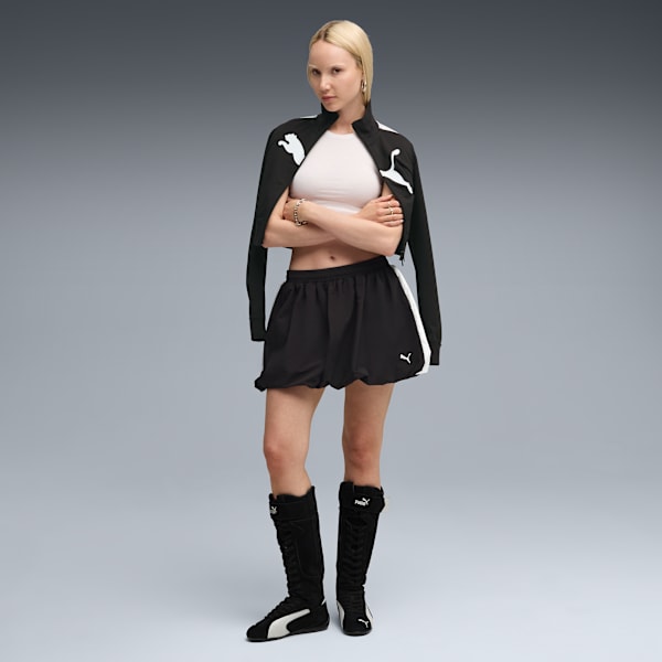 【HI FI FNK】(W) Wheel Balloon Skirt Buy ALAYA F x URB_N Women Solid Balloon Skirt Online at just