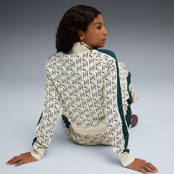 T7 All-Over Print Track Jacket Women, Alpine Snow, extralarge