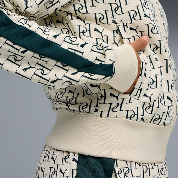 T7 All-Over Print Track Jacket Women, Alpine Snow, extralarge