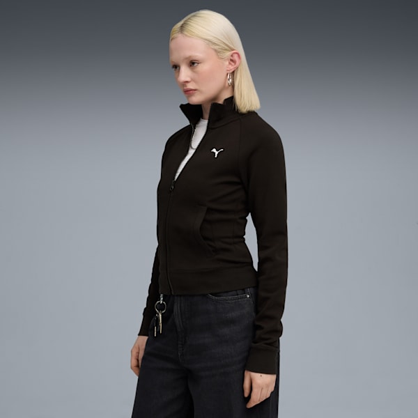 ESS Slim Track Jacket DK Women, PUMA Black, extralarge