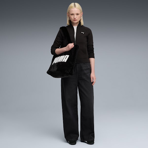ESS Slim Track Jacket DK Women, PUMA Black, extralarge