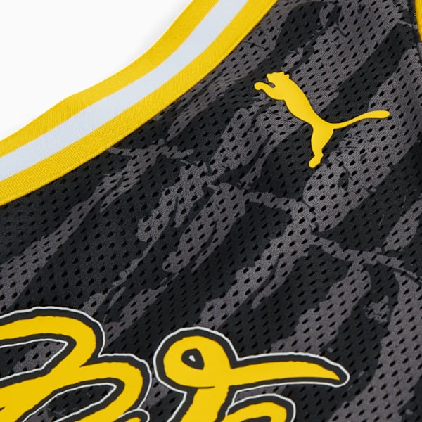 PUMA HOOPS x BVB Basketball Jersey Men, PUMA Black-AOP, extralarge