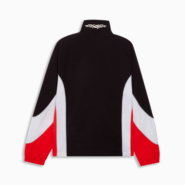 PUMATECH-X Track Jacket WV Men, PUMA Black-For All Time Red, extralarge