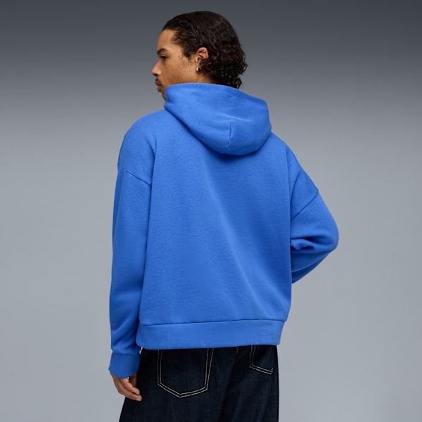 Wardrobe Essentials Hoodie Men, Mountain Blue, extralarge