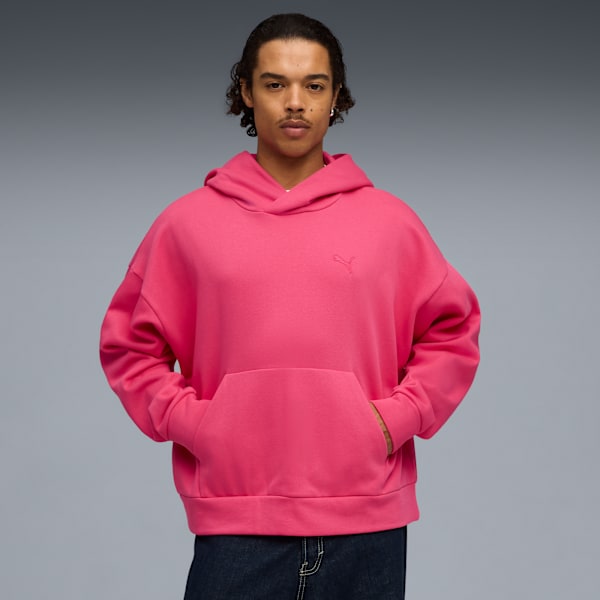 Wardrobe Essentials Hoodie Men, PUMA Pink, extralarge