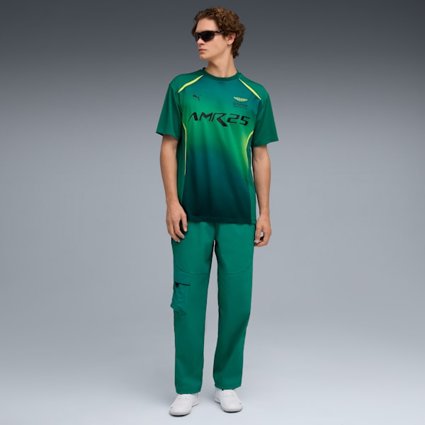PUMA x ASTON MARTIN ARAMCO F1® TEAM Men's Lifestyle Jersey, Green Lux, extralarge-IND