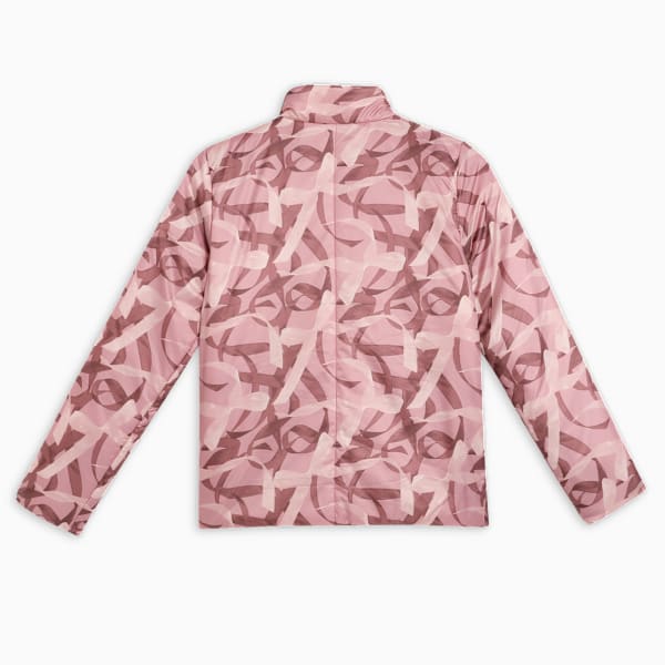 BOWTIQUE All-Over-Print Youth Padded Jacket, Poised Pink, extralarge-IND