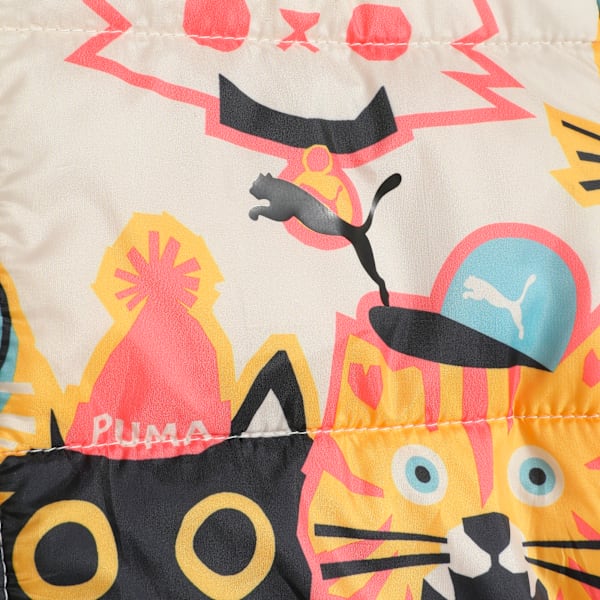 MOODY CAT Boys' All-Over-Printed Padded Jacket, Alpine Snow, extralarge-IND