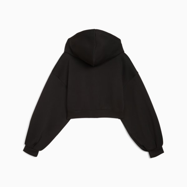 Wardrobe ESS Cropped Hoodie Women, PUMA Black, extralarge