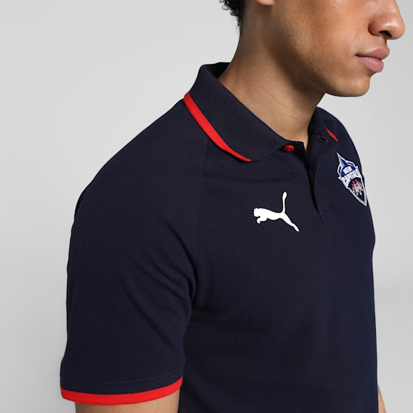 PUMA x Delhi Capital Polo T-Shirt, PUMA Navy, extralarge-IND