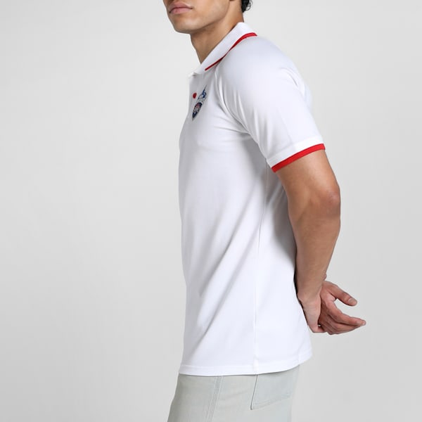 PUMA x Delhi Capital Polo T-Shirt, PUMA White, extralarge-IND