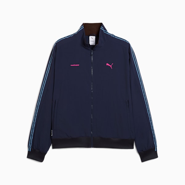 PUMA x MADHAPPY Nylon Track Jacket, PUMA Navy, extralarge