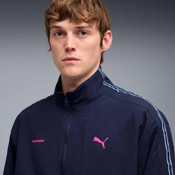 PUMA x MADHAPPY Nylon Track Jacket, PUMA Navy, extralarge