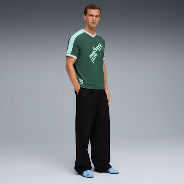 PUMA x MADHAPPY V-Neck Jersey, Green Hush, extralarge