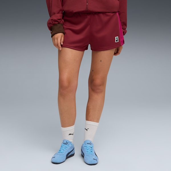 PUMA x MADHAPPY Women's Track Shorts, Team Regal Red, extralarge
