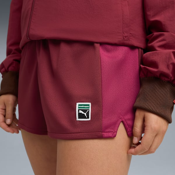 PUMA x MADHAPPY Women's Track Shorts, Team Regal Red, extralarge